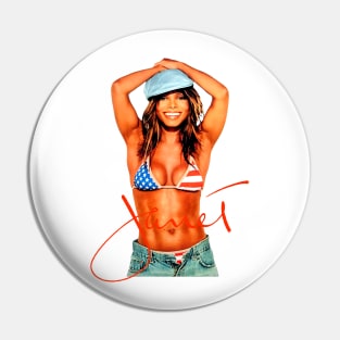 Classic Janet Jackson Pin