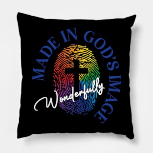 Wonderfully Made In God's Image Pillow