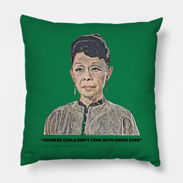 Big Trouble in Little China - Henry Swanson Brothel Receptionist Pillow by HerrObst