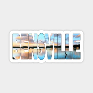 BENSVILLE - NSW Australia Sunset Boats Magnet