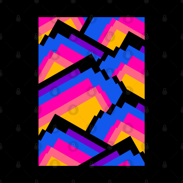 Vibrant pattern peaks by Swadeillustrations