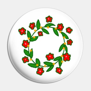 Christmas Wreath Pin