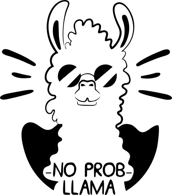 No probllama if you have Llama Kids T-Shirt by rafahdara