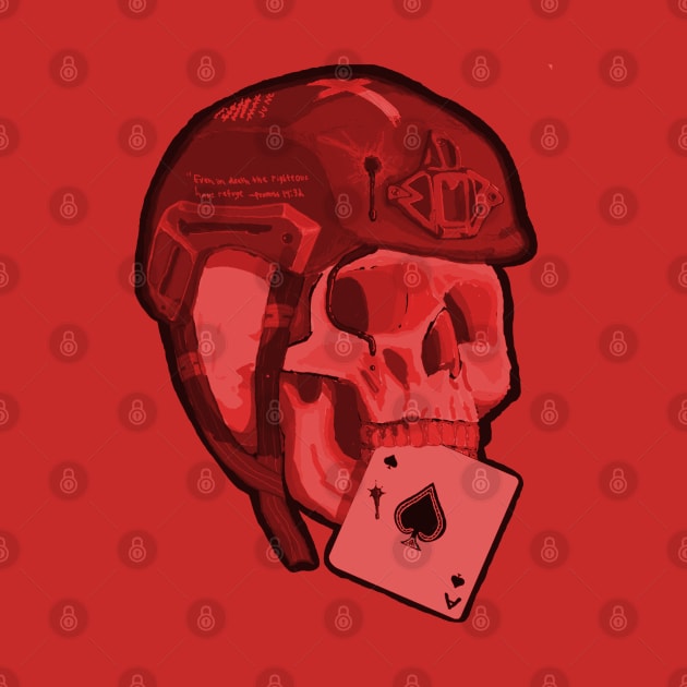 Skull (Red) by HazardZone