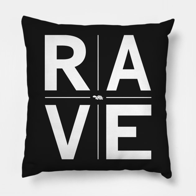 RAVE Pillow by bigblueturtle