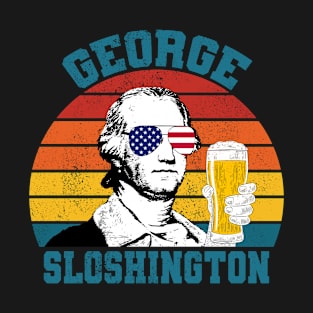 George Sloshington 4th of July Beer T-Shirt