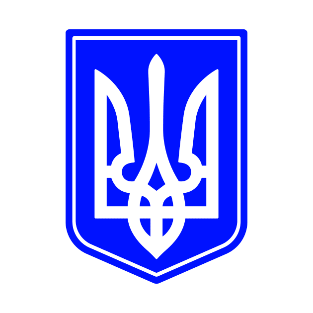 Ukraine trident on shield by AlexanderZam