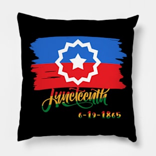 Juneteenth Flag Freedom June 19th Celebration Men Women Kids Pillow