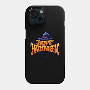 Happy Halloween Witch Hat Phone Case