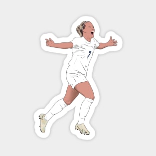 Beth Mead England Hat Trick Euros Magnet