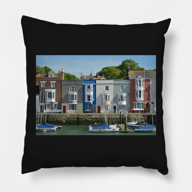 Harbour Colours Pillow by AlexaZari