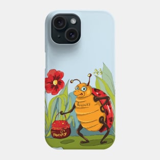 delivery ladybug Phone Case