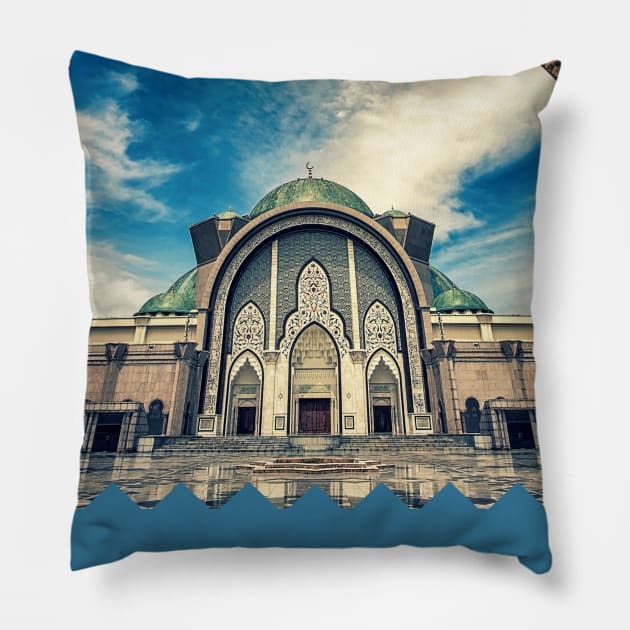 Ramadan Mubarak Pillow by Benlamo