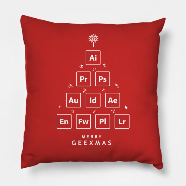 Merry christmas - Merry geexmas - Designers Pillow by LucioDarkTees