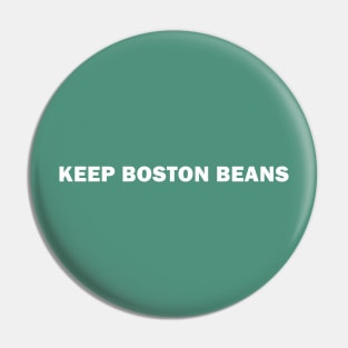 Keep Boston Beans (Type, White) Pin