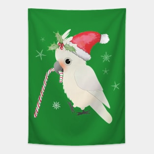 A cute Christmas goffin cockatoo Tapestry