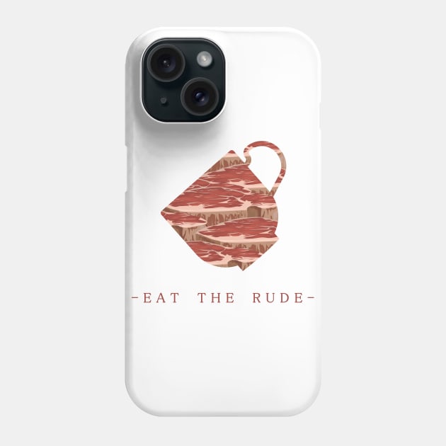 hannibal - eat the rude - teacup Phone Case by ciciyu