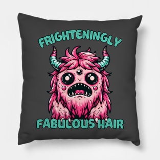 Monster Hairstylist Pillow