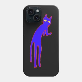 stretch cat Phone Case