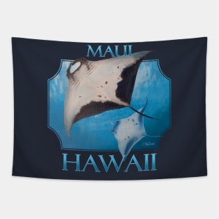 Maui Hawaii Manta Rays Sea Rays Ocean Tapestry