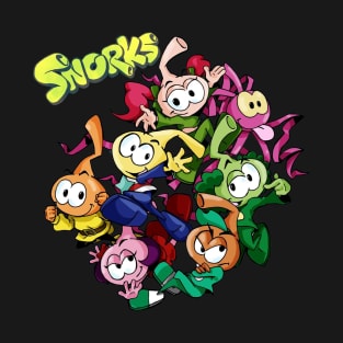 Bubble Bound Tales Embrace the Enchanting Stories and Delightful Personalities of Snorks Characters on a Tee T-Shirt