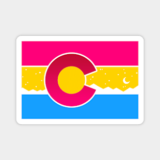 Colorado Flag Pan Pansexual Pride Magnet