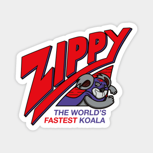 Zippy - The World's Fastest Koala (Light) Magnet