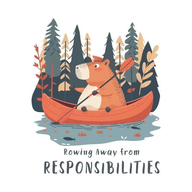 Rowing Away from Responsibilities by Visual Arts Oasis