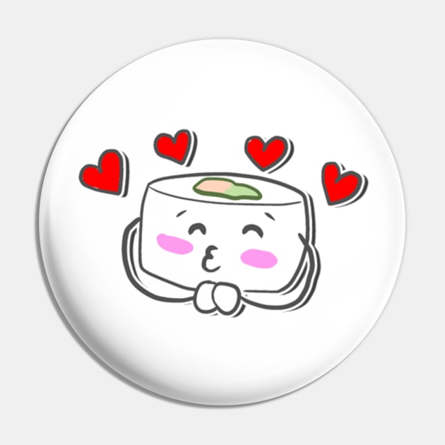 Sushi Love Pin by Reenave