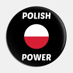 Polish Power Polish Pride Design Pin