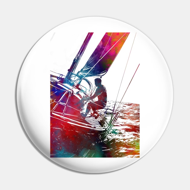 Yacht racing sport art #yachting Pin by JBJart