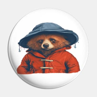 Paddington Bear in Blue Hat Pin