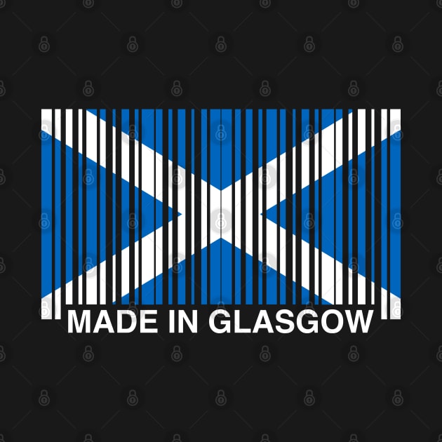 Made in Glasgow Funny Scottish Flag by GiftTrend