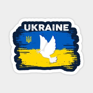 Ukrainian Peace Bird Magnet