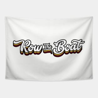 Row The Boat - Cursive Tapestry