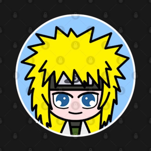 Minato Naruto Chibi Anime Art by louisewearingtee