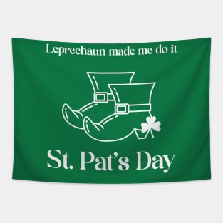 Leprechaun made me do it! St Patrick's Day Tapestry