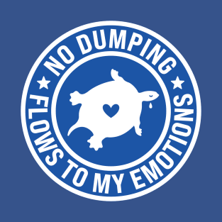 "No Dumping" Sad Turtle T-Shirt