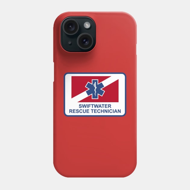 Swiftwater Rescue Technician Phone Case by LostHose