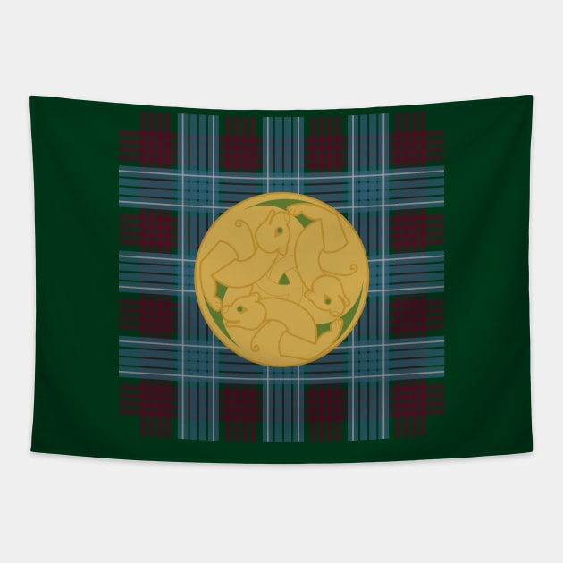 Merida Three Bears Medallion Tapestry by Tomorrowland Arcade