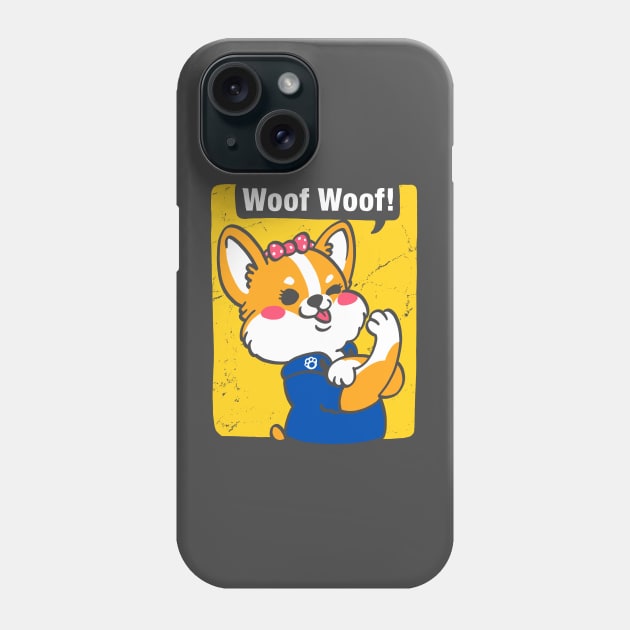 Woof Woof Phone Case by zerobriant