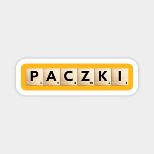 PACZKI Scrabble Magnet