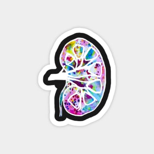 Confetti Kidney (Dark Background) Magnet