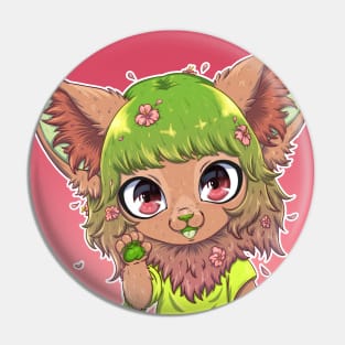 Flower Lion Pin