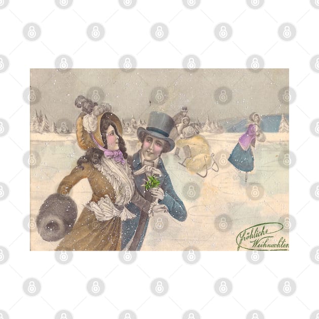 Vintage Victorian Ice Skating by RetroSalt