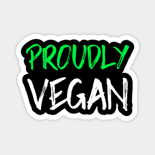 Proudly Vegan Magnet