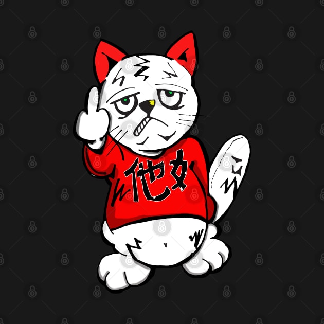 Lucky Waving Cat by silentrob668