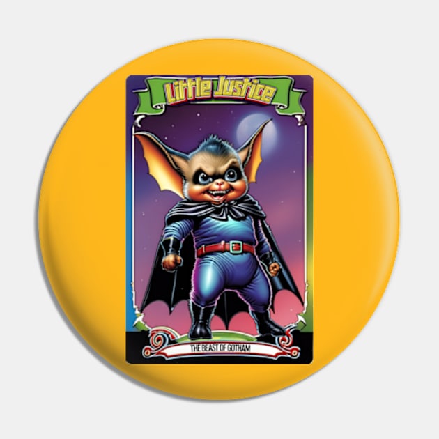 Little Justice - The Mini Beast of Gotham Pin by Royal Mantle
