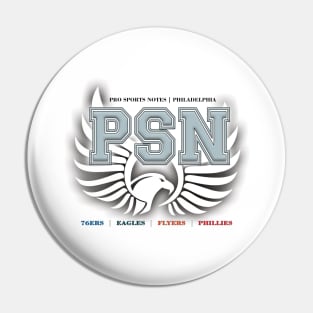 Pro Sports Notes Logo Pin