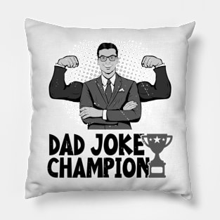 Dad joke champion Pillow